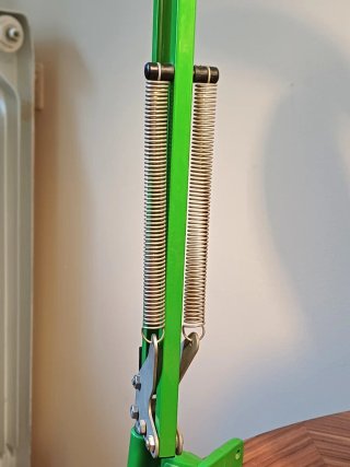 Lámpara Flexo Vintage Verde Metálica