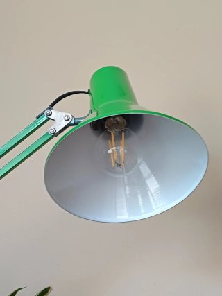 Lámpara Flexo Vintage Verde Metálica