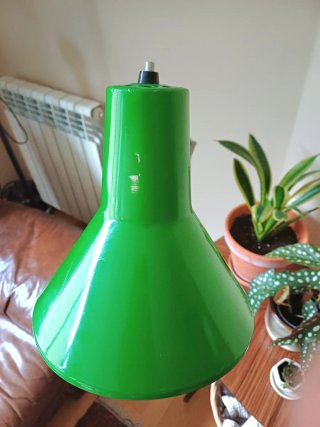 Lámpara Flexo Vintage Verde Metálica