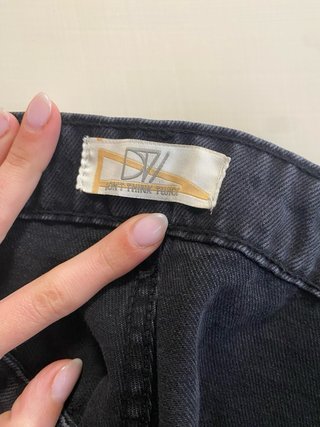 Jeans Cargo Neri Wide Leg