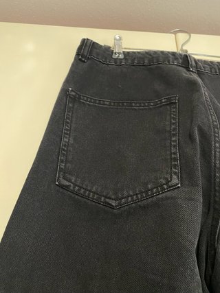 Jeans Cargo Neri Wide Leg