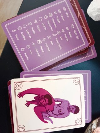 Juego de cartas erótico Voluptas