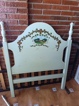 Cabeceros de cama pintado a mano más cómoda y mesi