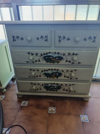 Cabeceros de cama pintado a mano más cómoda y mesi