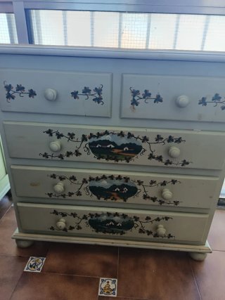 Cabeceros de cama pintado a mano más cómoda y mesi