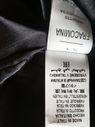 Tubino donna Fracomina nero/grigio paillettes