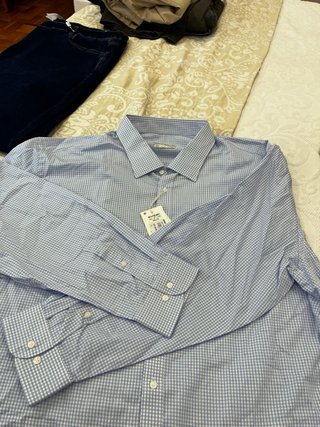Camisa Emidio Tucci 6XL Cuadros Azul
