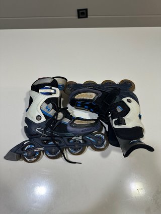 Patines Línea Softmax Talla 35-38 Azul/Blanco