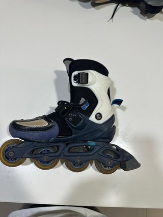 Patines Línea Softmax Talla 35-38 Azul/Blanco