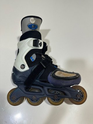 Patines Línea Softmax Talla 35-38 Azul/Blanco