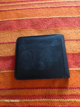 Cartera de piel Moon negra