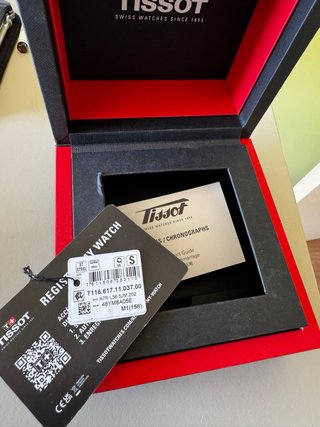 Tissot Chrono XL 45mm Plata/Blanco