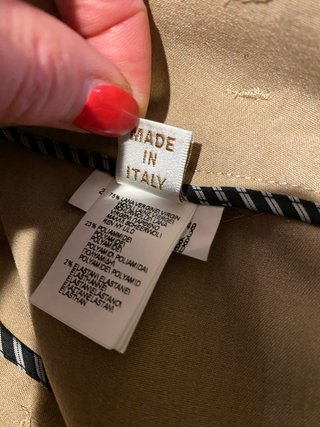 Pantaloni eleganti beige con cintura
