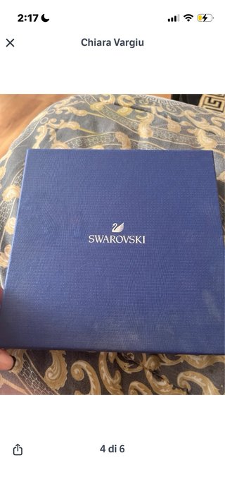 Collana Swarovski Blu