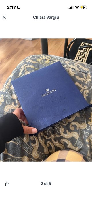 Collana Swarovski Blu
