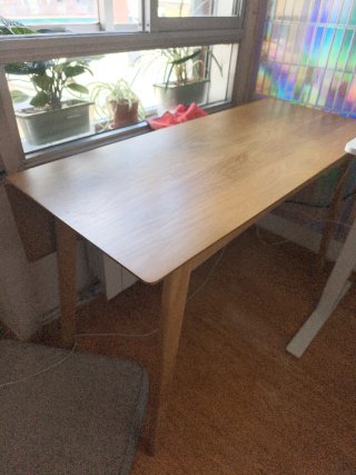 Tavolo Nordico Pieghevole in Rovere