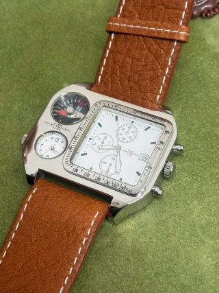 Orologio Primo Emporio Uomo Bussola Quadrato Marro