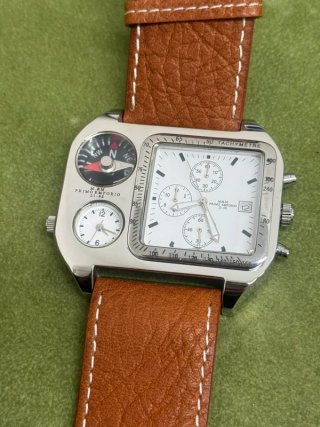 Orologio Primo Emporio Uomo Bussola Quadrato Marro