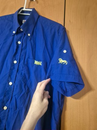 Camiseta Lonsdale azul manga corta