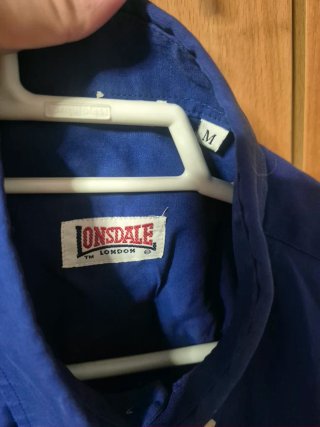 Camiseta Lonsdale azul manga corta