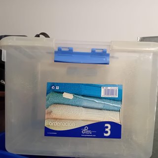 Caja organizadora, alfombra y cesta ruedas compra