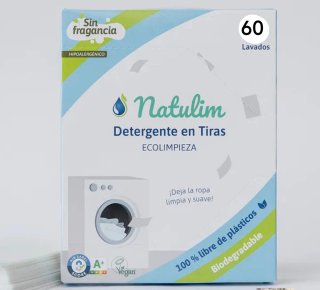 Natulim Detergente en Tiras - 60 Lavados