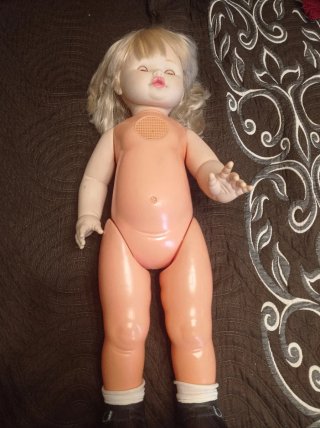 Muñeca antigua Palabritas.