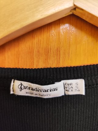 Jersey Stradivarius Negro Talla S