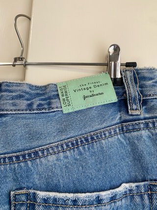 Jeans vita alta wide leg strappati