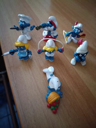 Puffi anni 70 80 Smurf Giocattoli