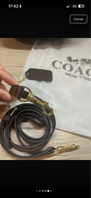 Bolso Coach Negro y Marrón