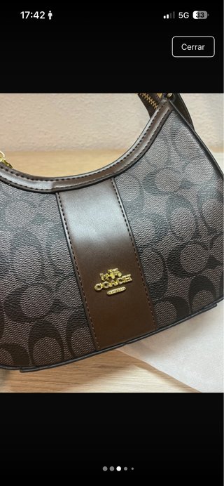 Bolso Coach Negro y Marrón
