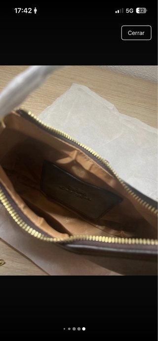 Bolso Coach Negro y Marrón