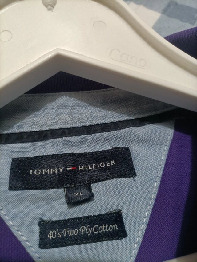 Polo Tommy Hilfiger Hombre Talla XL Morado