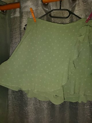 Falda pantalón verano verde