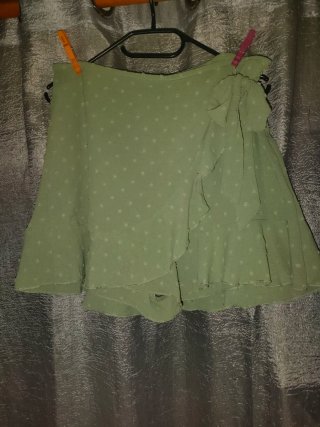 Falda pantalón verano verde