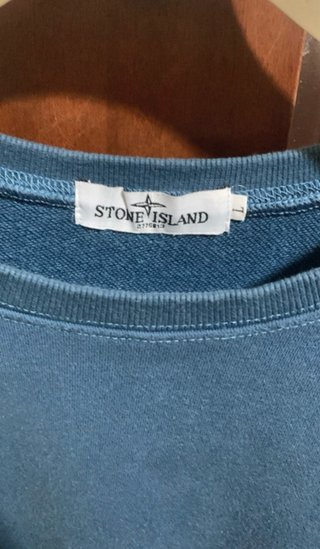 Felpa Stone Island Uomo Blu