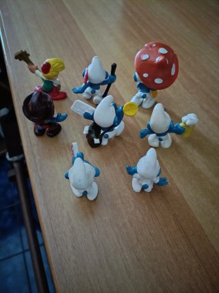 Puffi anni 70 80 Personaggi Smurf Giocattoli
