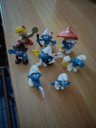 Puffi anni 70 80 Personaggi Smurf Giocattoli