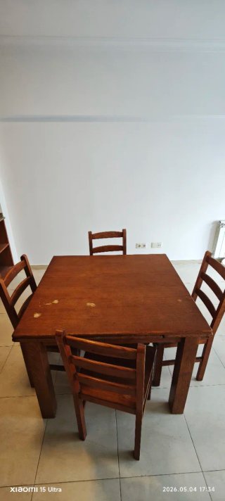 Mesa comedor extensible madera maciza