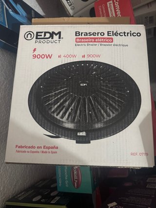 Brasero Eléctrico EDM 900W