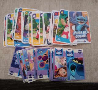 Cambio cromos Disney Hora de Jugar del Carrefour
