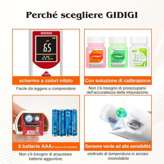 Misuratore pH e Conduttività GIDIGI