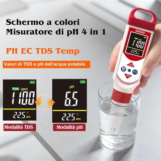 Misuratore pH e Conduttività GIDIGI