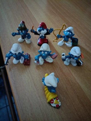 Puffi anni 70 80 Smurf Giocattoli