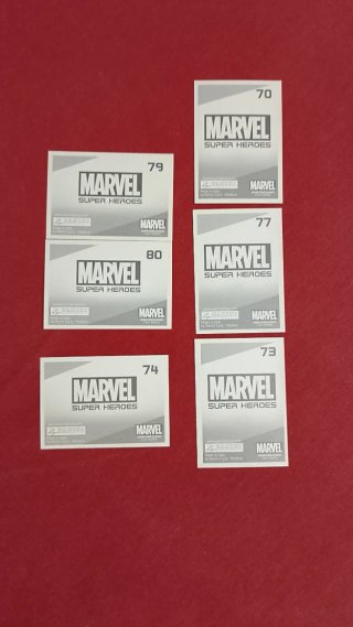 Lote 40 Cromos Marvel Super Heroes 2017