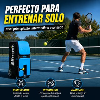 Slinger Bag PRO Máquina Lanzapelotas Tenis