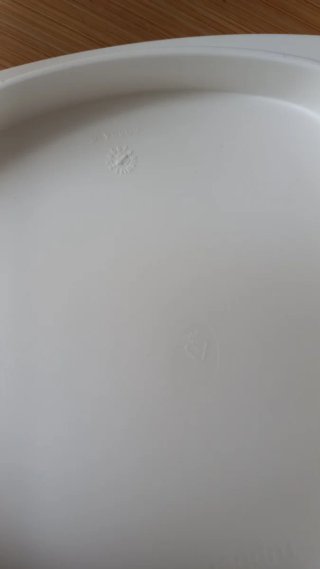 Porta formaggio Tupperware bianco