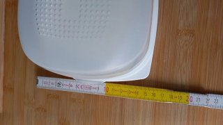 Porta formaggio Tupperware bianco