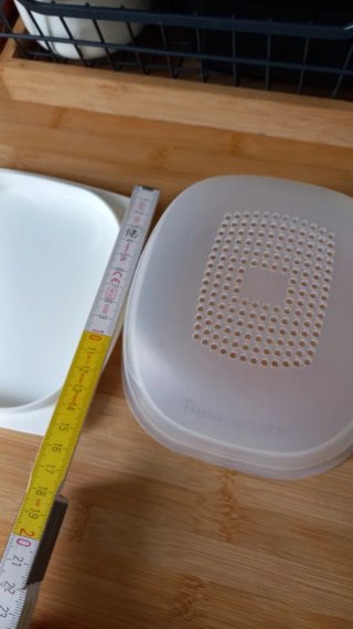 Porta formaggio Tupperware bianco